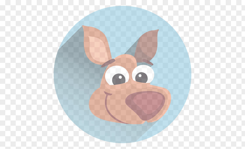 Burro Animation Cartoon Nose Plate Pink Dishware PNG