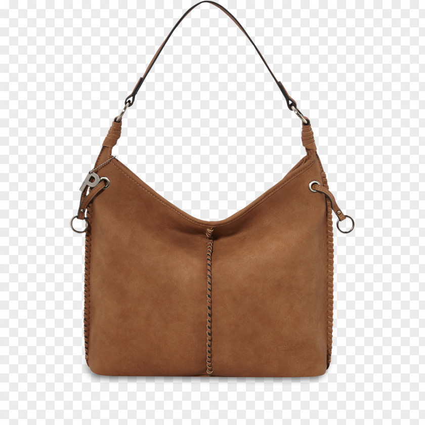 Ladies Bag Hobo Leather Brown Caramel Color Strap PNG