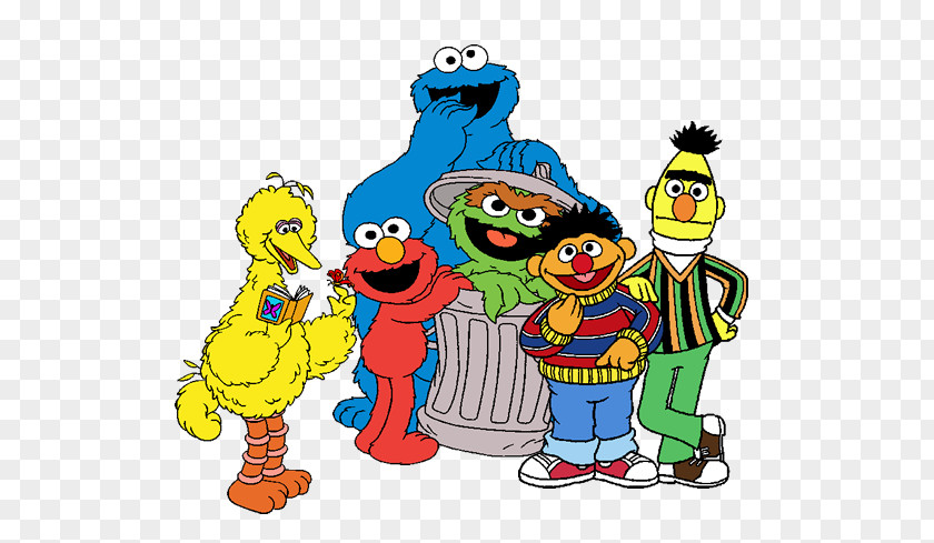 Sesame Street Elmo Enrique Big Bird Count Von Cookie Monster PNG