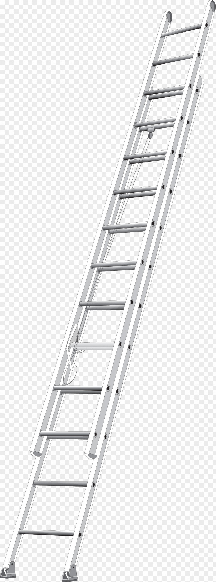 Straight Metal Ladder Stairs PNG