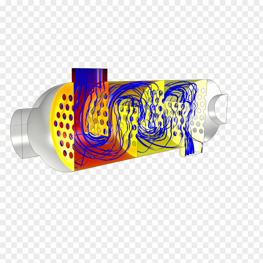Tube COMSOL Multiphysics Shell And Heat Exchanger Transfer PNG