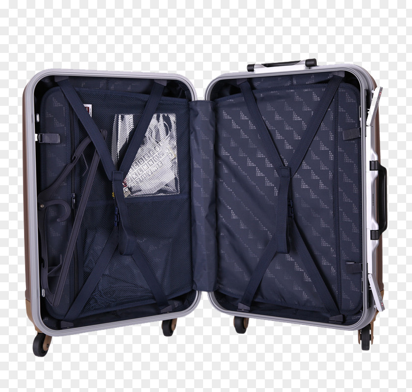 Zipper Luggage Box Crown Kingdom Real Baggage Hand PNG