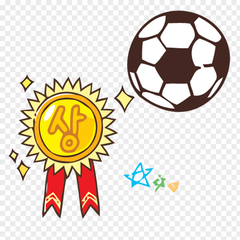 Football Gold Medal Vector Graphics Illustration Award PNG