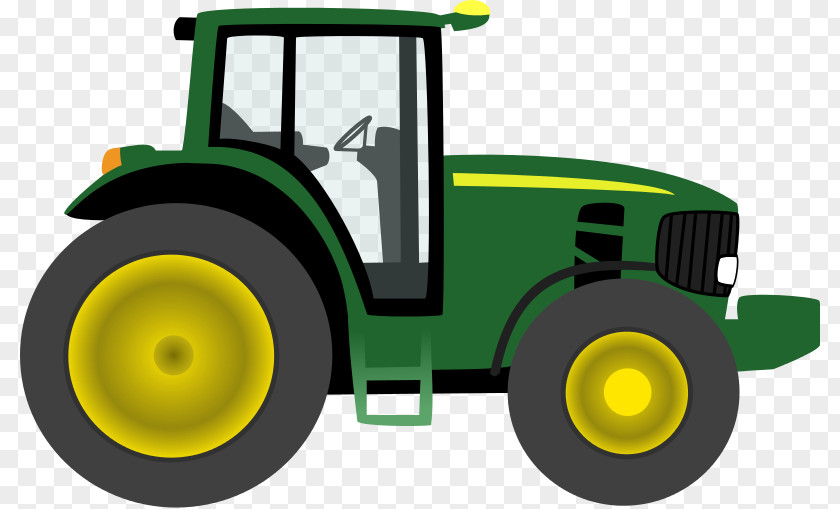 Yellow Tractor Cliparts John Deere Clip Art: Transportation Free Content Art PNG