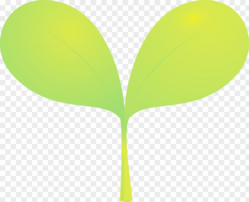 Green Leaf Yellow Plant Stem PNG