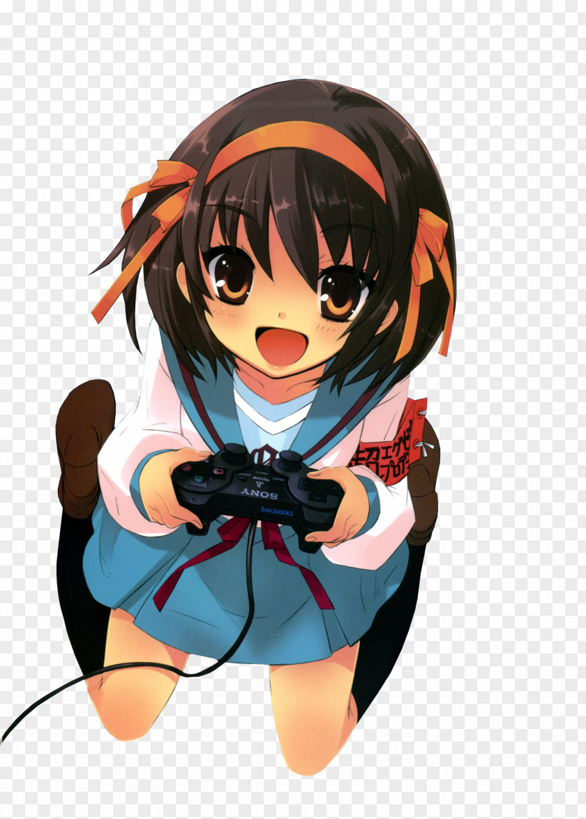 Haruhi Suzumiya No Tomadoi PlayStation 2 Figma Video Game PNG