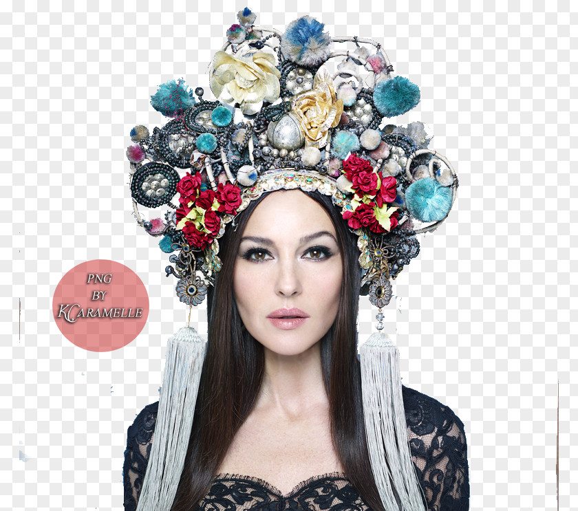 Monica Bellucci Olia Poliakova Kokoshnik Headpiece Headgear PNG