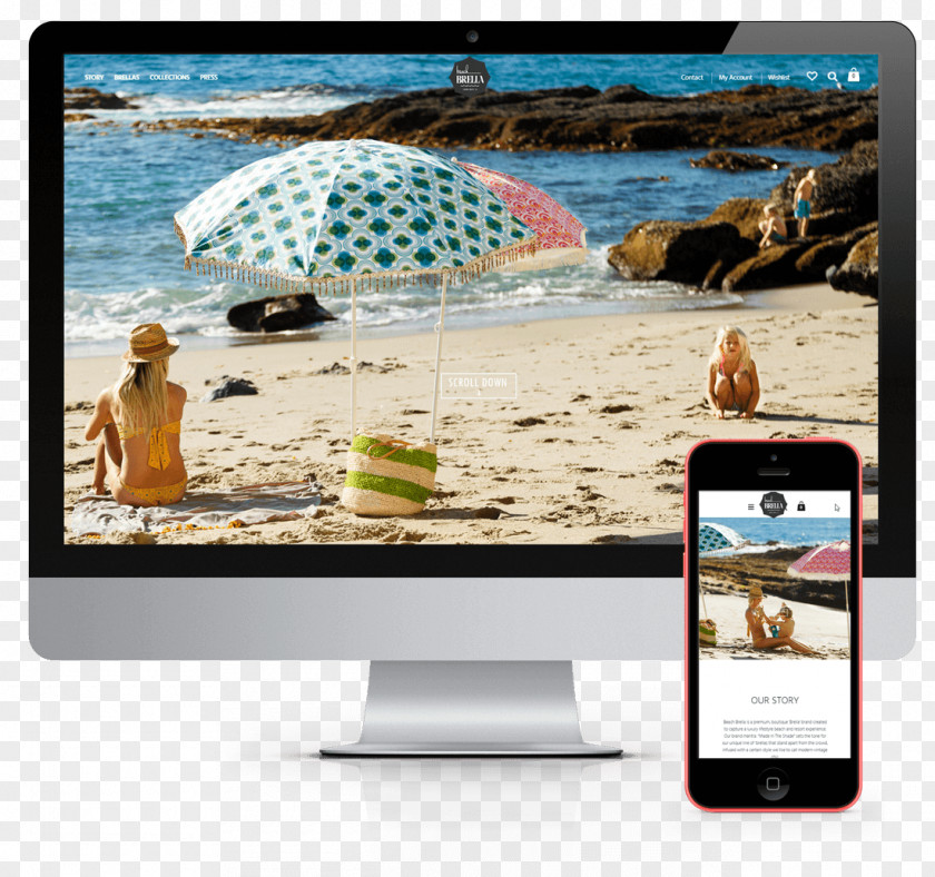 Web Design Responsive Page PNG
