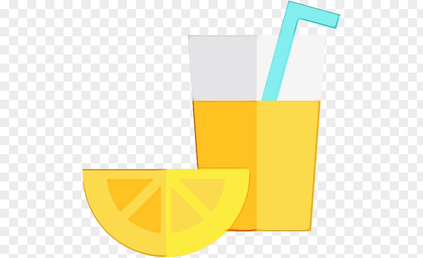 Yellow Font Drinkware Pint Glass Logo PNG