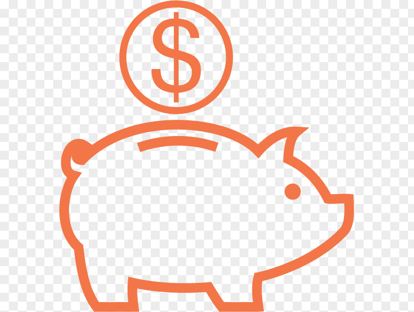 Bank Piggy Saving Coin Money PNG