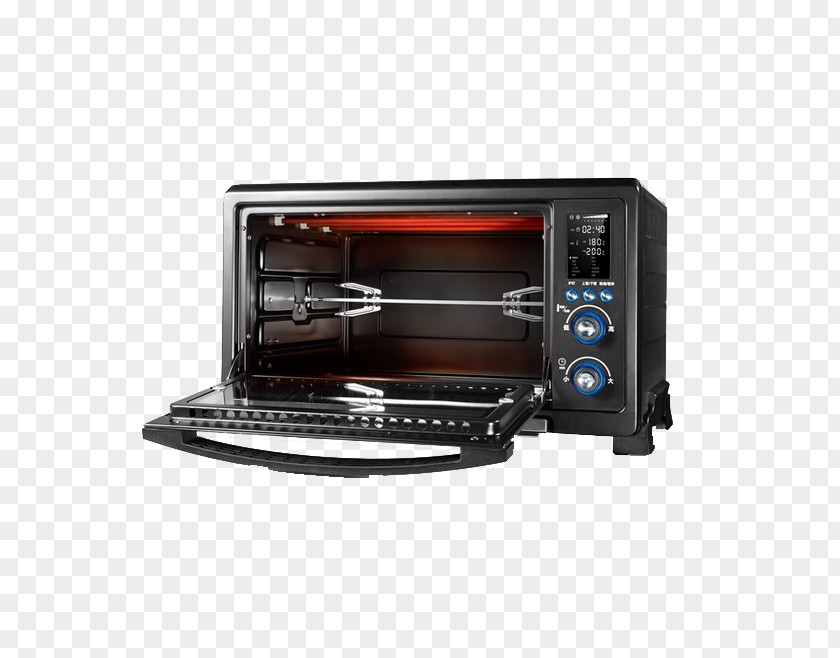 Black Oven Microwave Toaster PNG