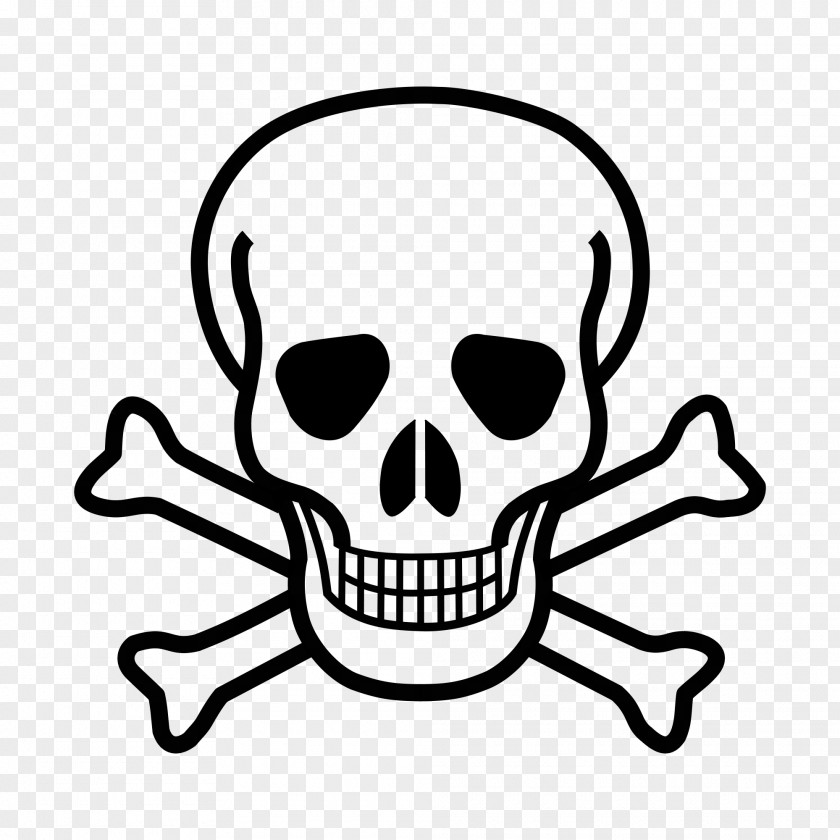 Skull And Bones Crossbones Clip Art PNG