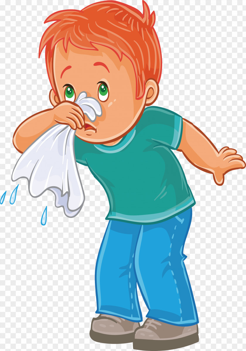 A Runny Nose Boy Royalty-free Illustration PNG