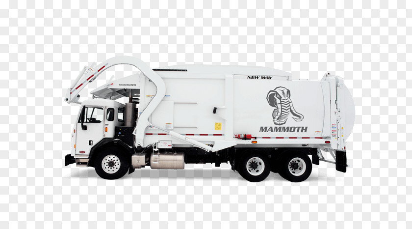 Garbage Truck Side View Commercial Vehicle Car Loader PNG