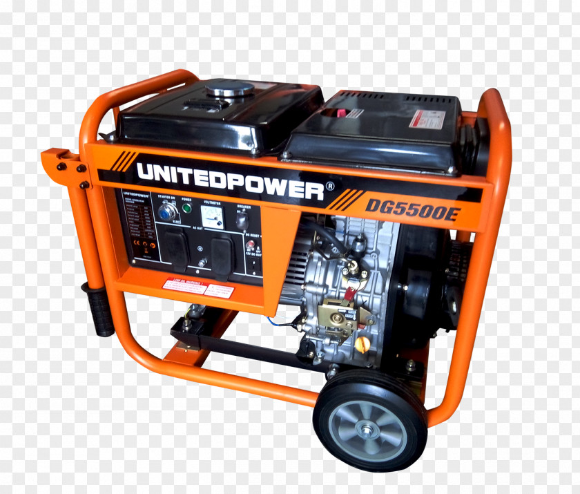 Power Generator Electric Diesel Engine-generator United Engine PNG