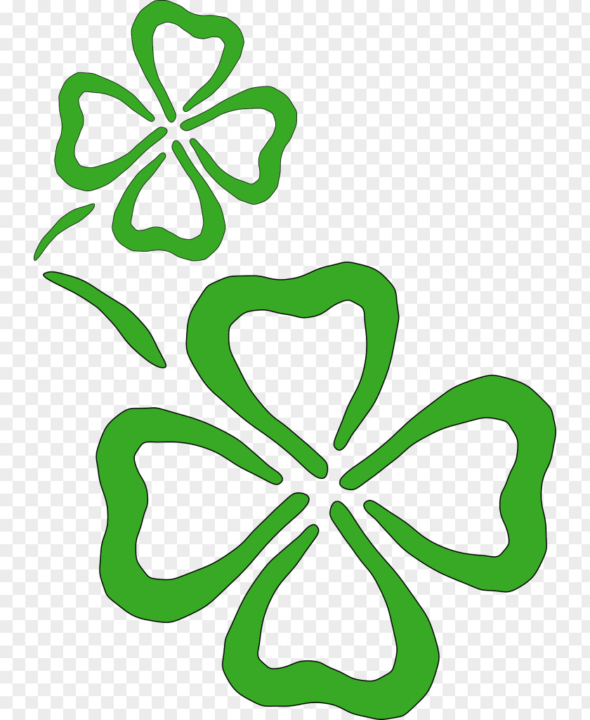 Saint Patrick's Day Luck Four-leaf Clover Samsung Galaxy PNG