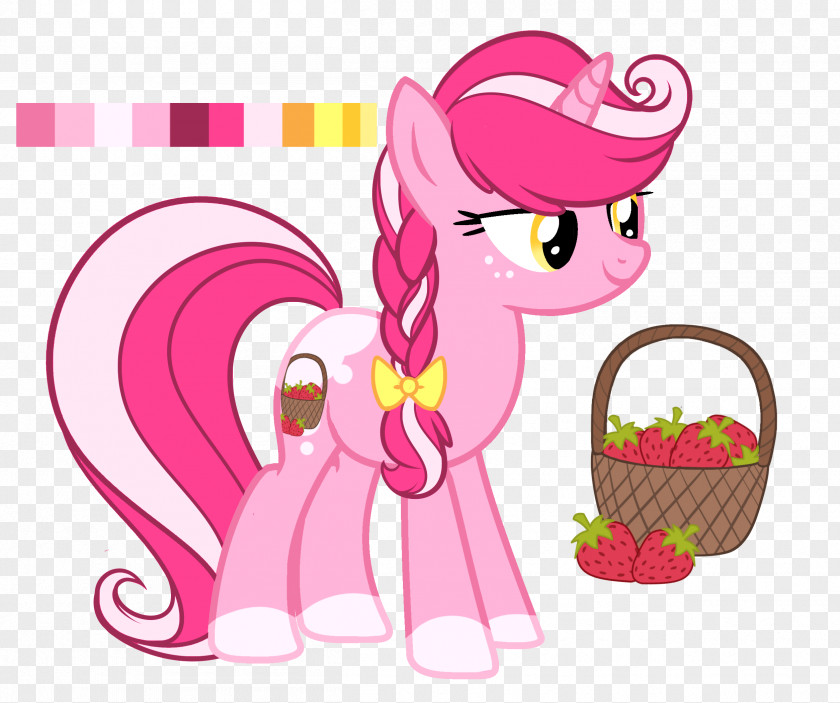 Strawberry Fields Forever Pony Unicorn Artist Reference PNG