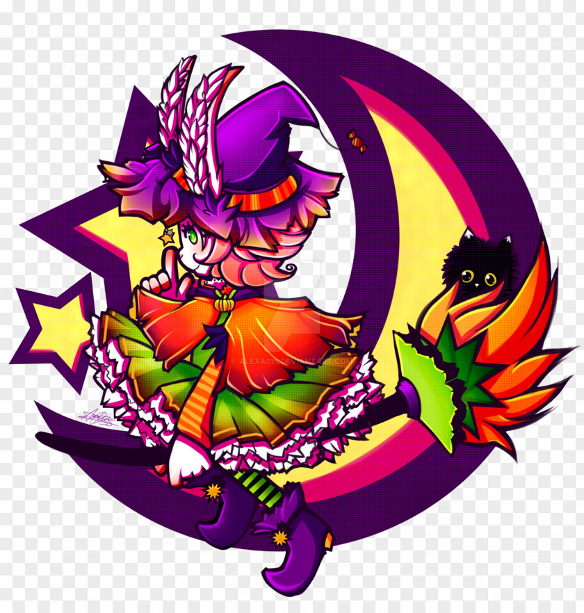 The Rabbit Is Inset On Moon Purple Legendary Creature Clip Art PNG
