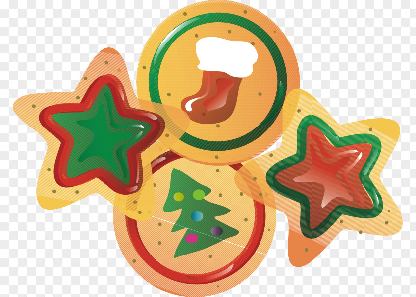 Creative Christmas Hot Chocolate Cookie Illustration PNG
