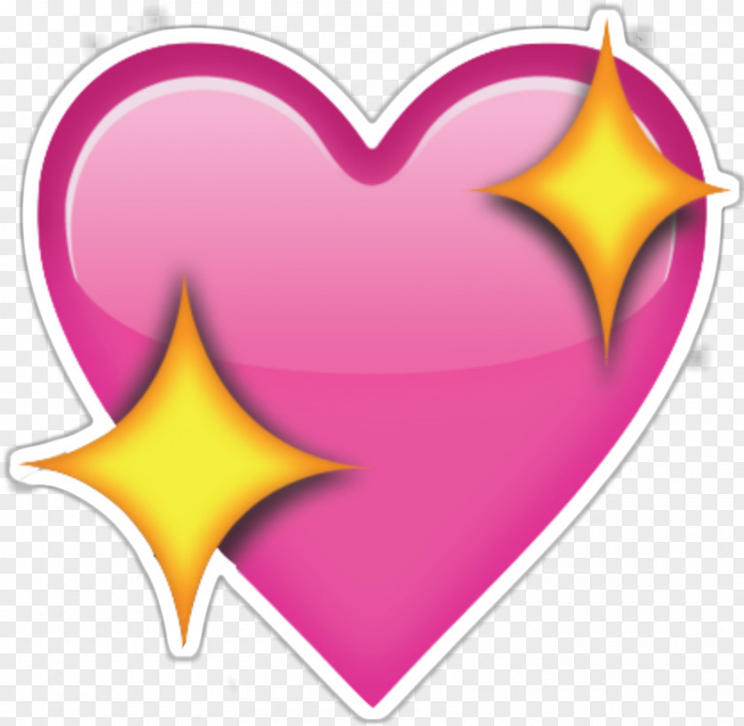 Emoji Sparkling Wine Heart Sticker Love PNG