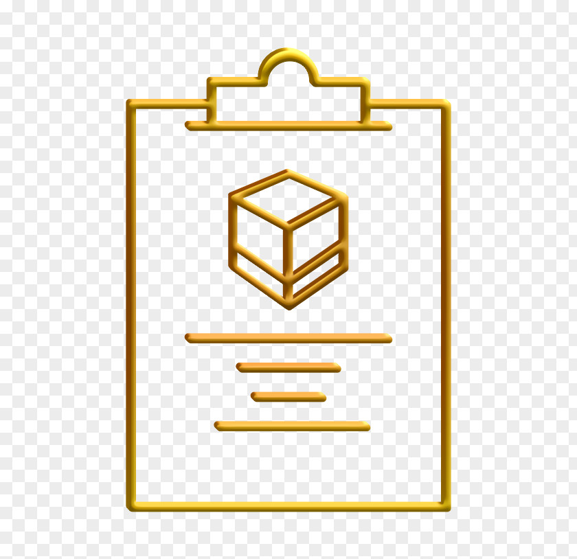 Rectangle Yellow Data Icon Description Info PNG