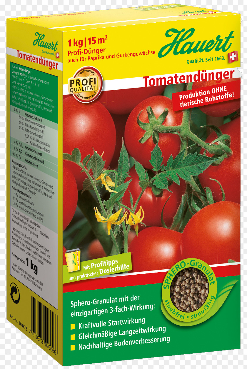 Zuchini Bush Tomato Hauert Fertilisers Gemüsegarten PNG