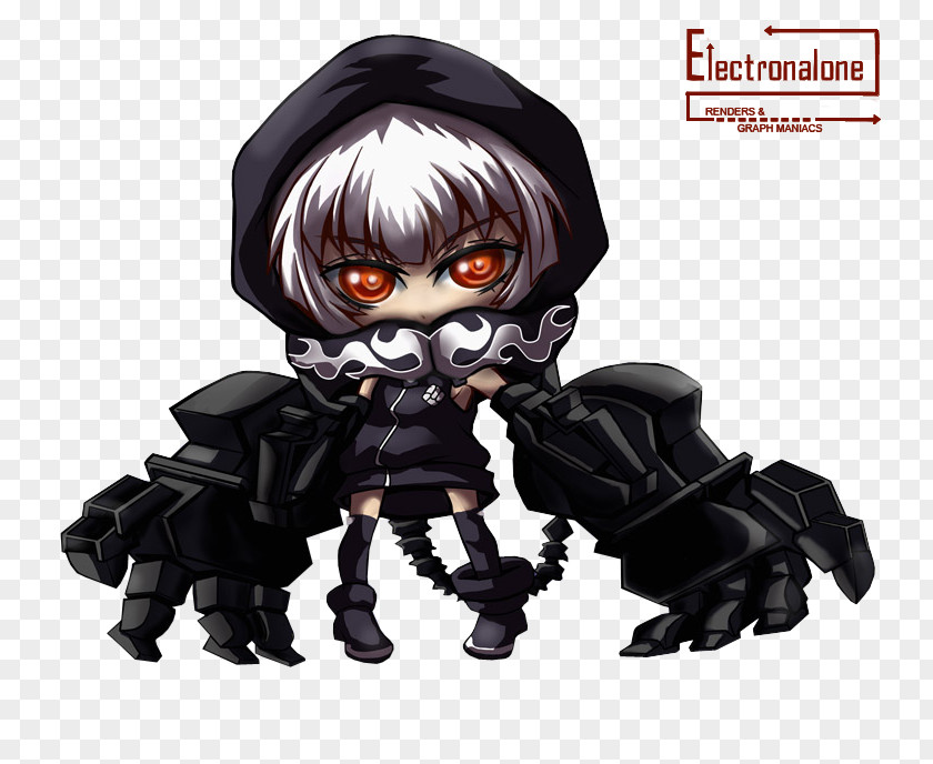 Black Rock Shooter Figurine Action & Toy Figures Character Fiction PNG