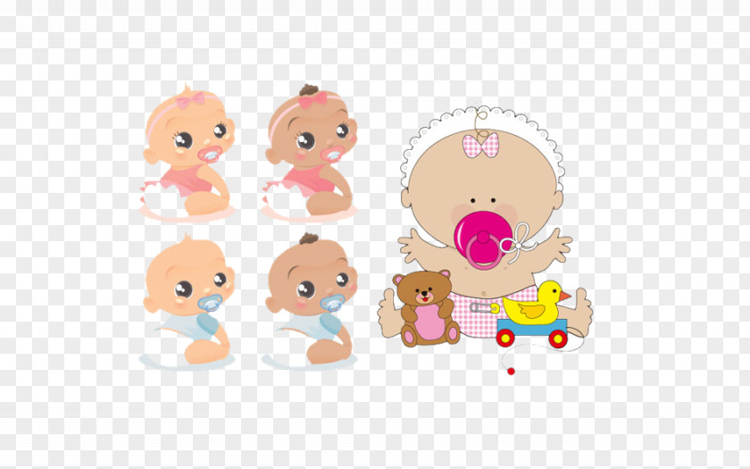 Cartoon Baby Element Infant Download Clip Art PNG