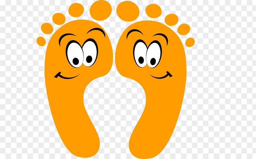 Cartoon Feet Penguin Footprint Happy Clip Art PNG