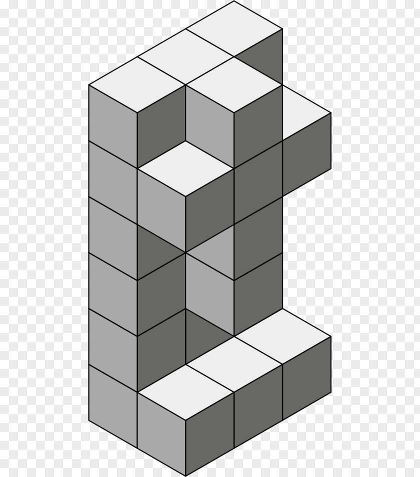 Cube Soma Pattern Rectangle Modular Origami PNG