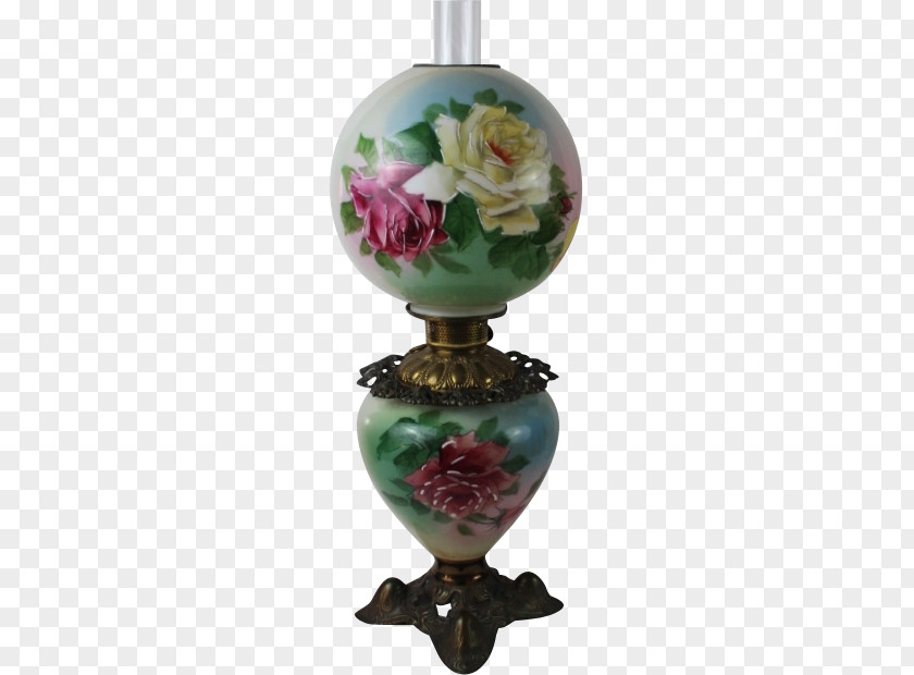 Hand-painted Beauty Glass Vase Flowerpot Artifact PNG