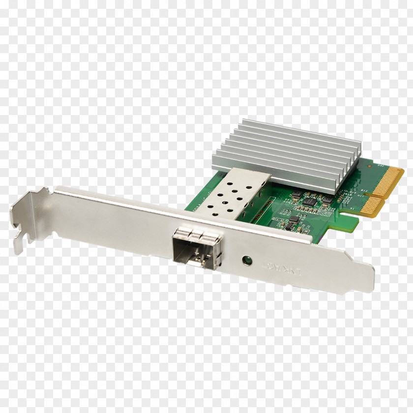 10 Gigabit Ethernet Network Cards & Adapters Conventional PCI Express Computer PNG