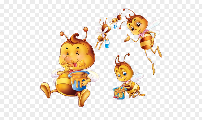 Bee Clip Art Image Drawing PNG