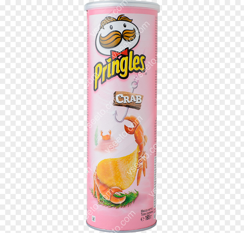 Crab Potato Chip Pringles Sour Cream Baked PNG