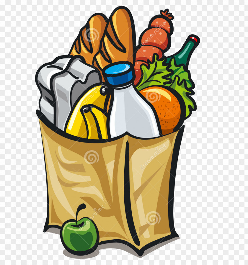 Grocery Store Shopping Bags & Trolleys Supermarket Clip Art PNG