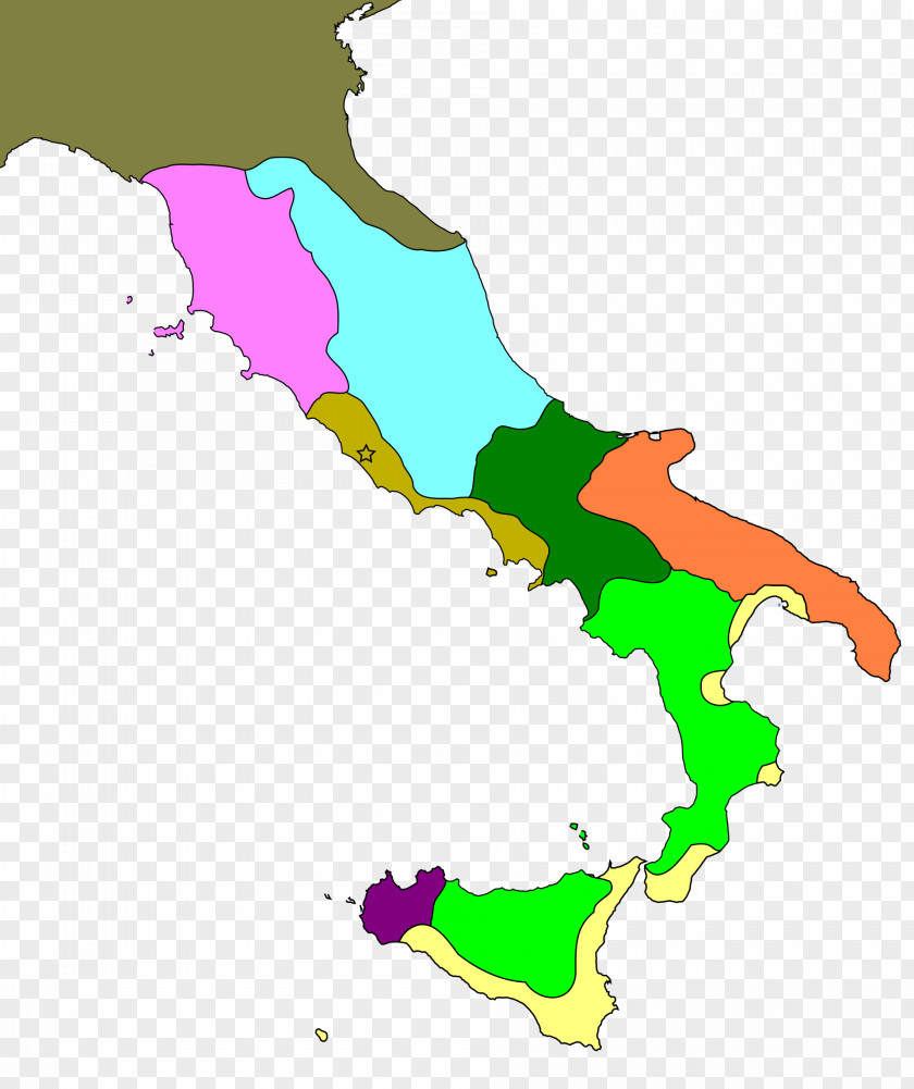 Map Italian Peninsula Etruscan Civilization Ancient Rome Roman Empire Republic PNG