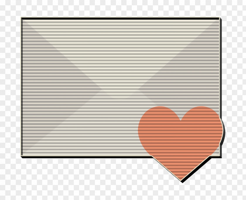 Peach Paper Mail Icon Interaction Assets PNG