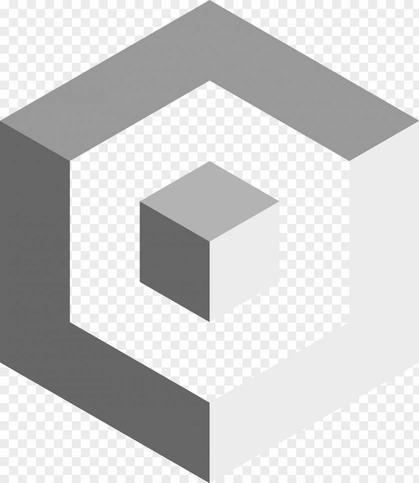 Butte Cube Isometric Projection Shape Line Geometry PNG