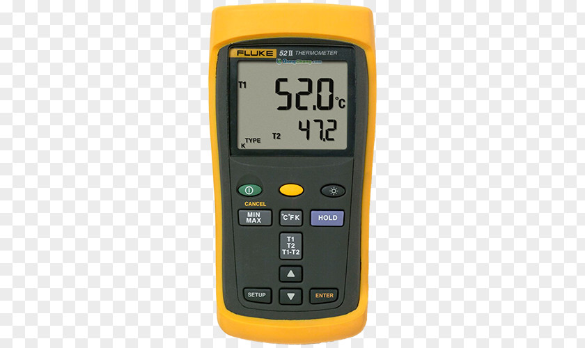 Fluke Corporation Thermocouple Multimeter Thermometer Calibration PNG