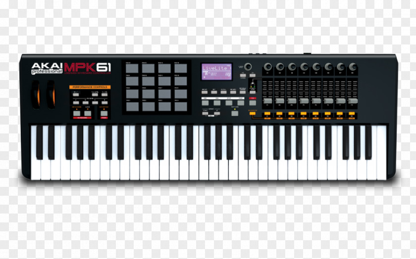 Musical Instruments Akai Professional MPK Mini MKII MIDI Keyboard Controllers MPK261 PNG