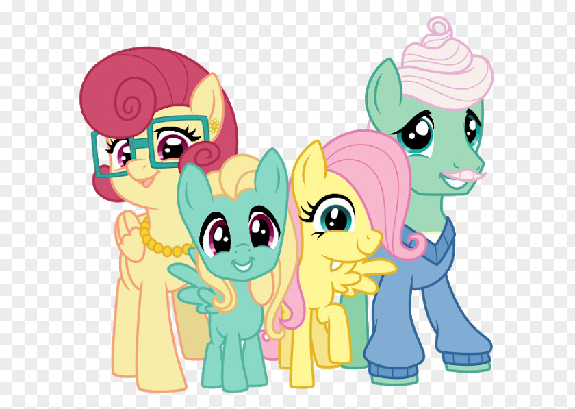 My Little Pony Fluttershy Applejack Pinkie Pie Big McIntosh PNG