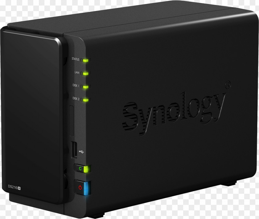 Rack Server Synology DiskStation DS216+ Network Storage Systems Inc. Disk Station II PNG