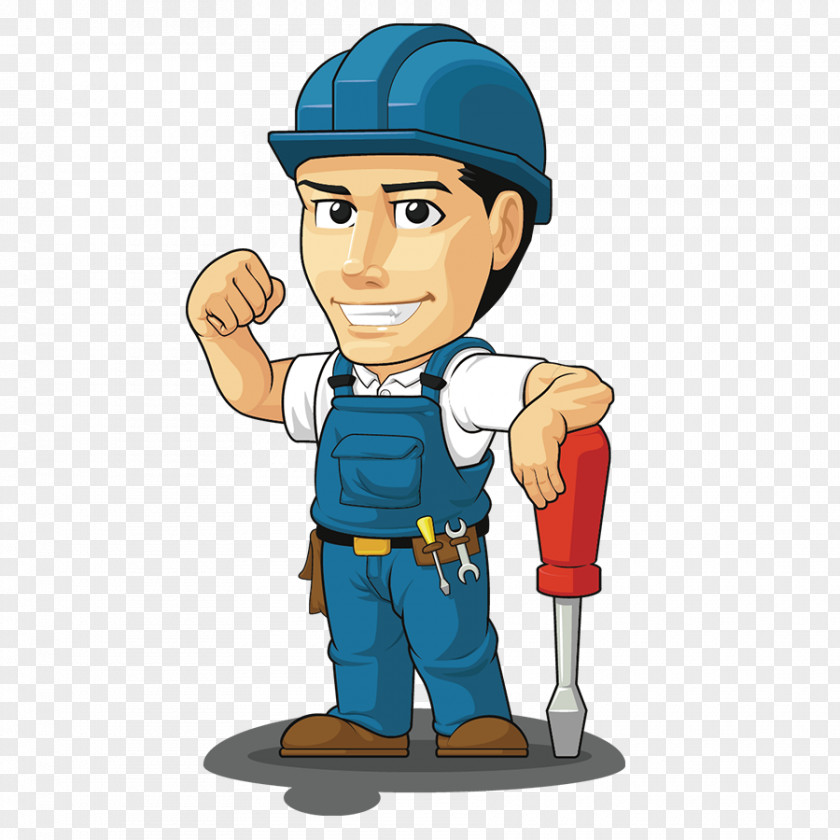 A Man Wearing Helmet Technician Royalty-free Clip Art PNG