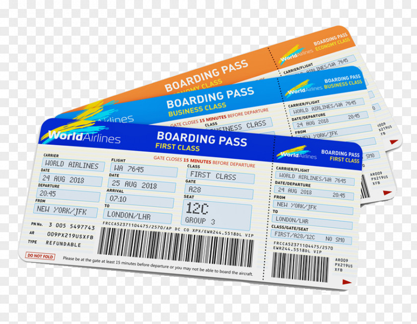 Airplane Flight Air Travel Airline Ticket PNG