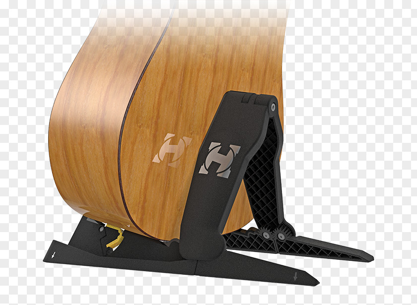 Guitar On Stand Classical Electric Acoustic Bass PNG