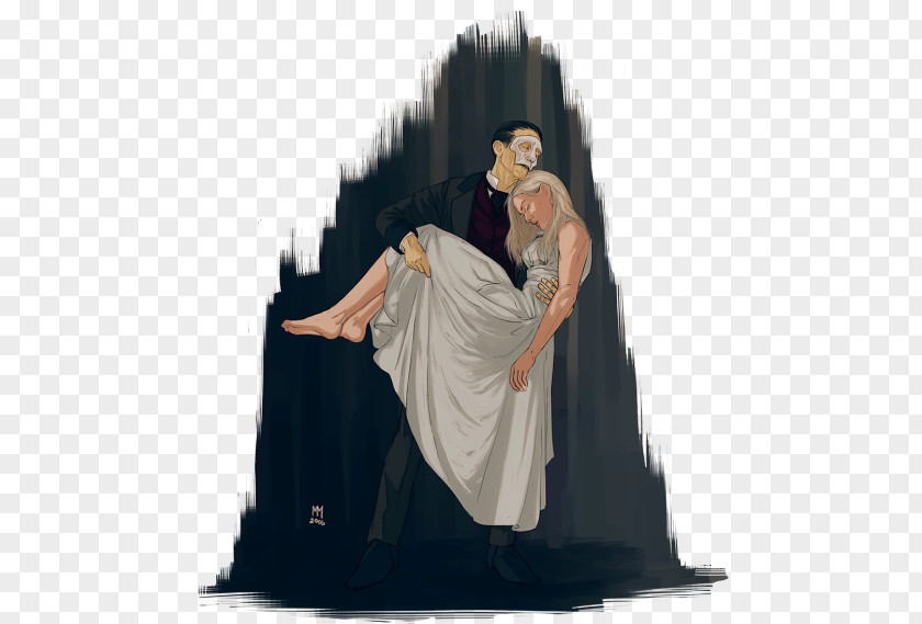Phantom Of The Opera Gown Shoulder PNG