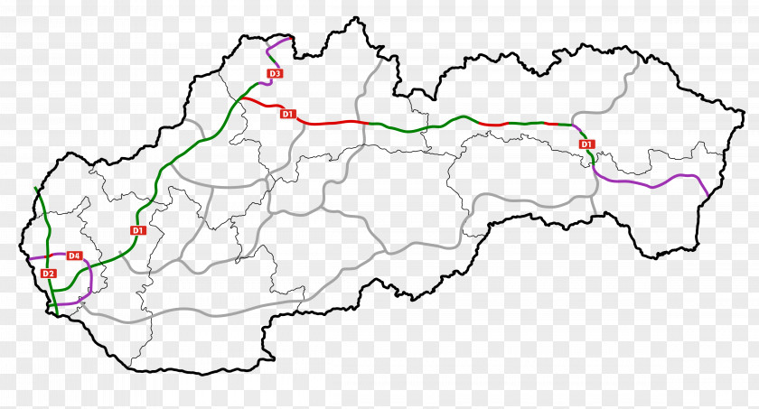 Bratislava Zvolen D1 Motorway Controlled-access Highway Wikipedia PNG