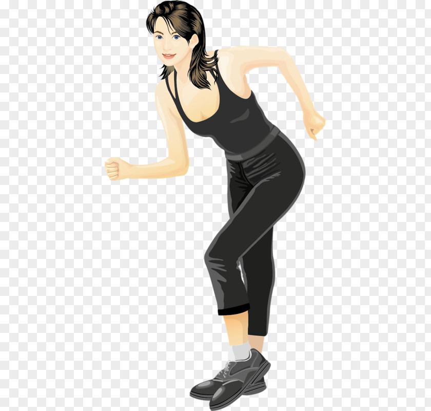 Fitness Woman All-weather Running Track Sport Clip Art PNG