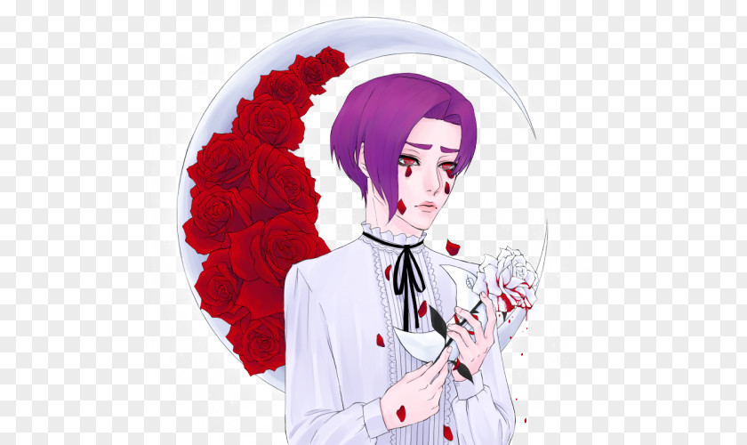 Flower Character Fiction RED.M PNG