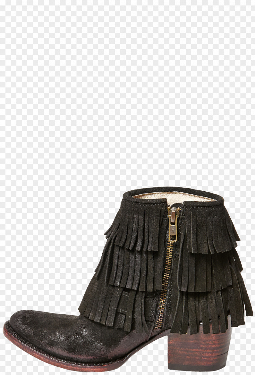Fringe Footwear Shoe Suede Boot Leather PNG